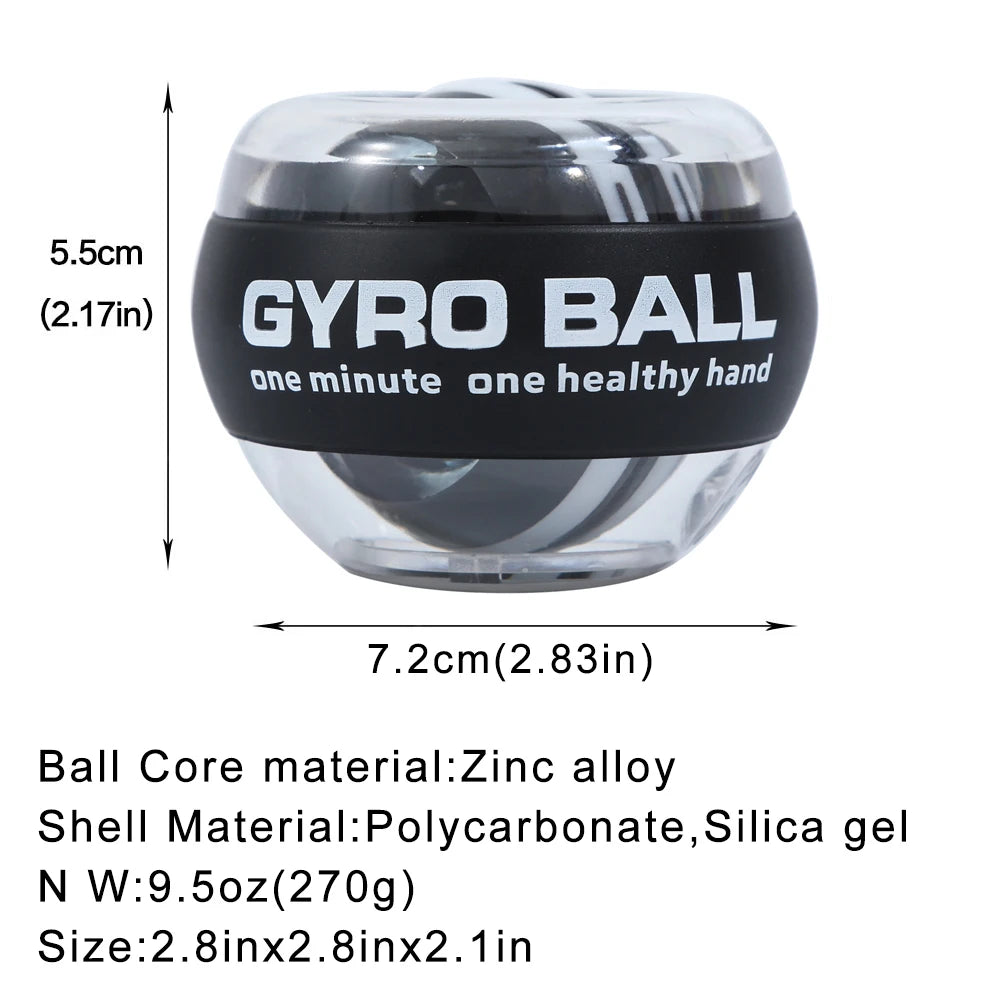 Auto-Start Wrist Gyro Ball Forearm and Grip Trainer